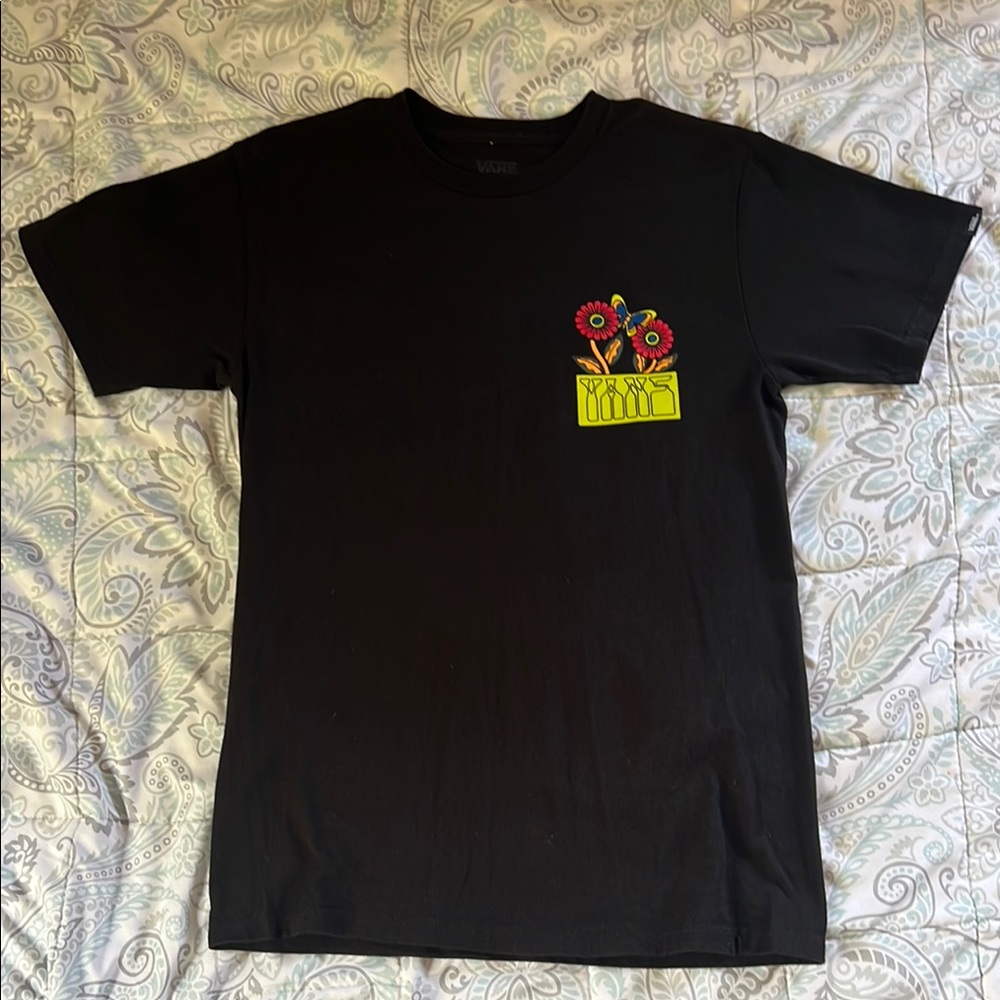 Vans T-Shirt with neon Floral